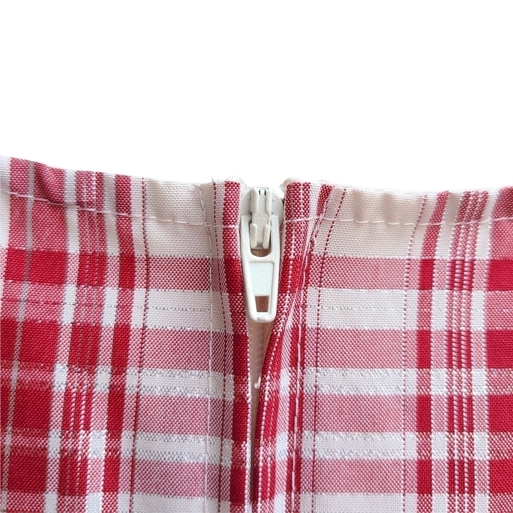 Bonnie Jean Plaid Dress with Silver Threading, Coastal Country, Size 7 - Picture 5 of 7